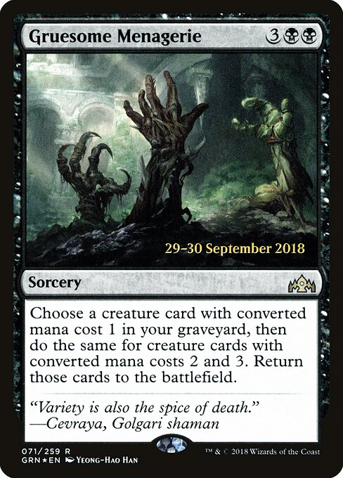 Zoológico Horripilante — Guilds of Ravnica Promos 71s