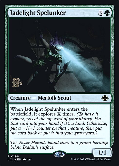 Espeleólogo da Luz de Jade — The Lost Caverns of Ixalan Promos 196s
