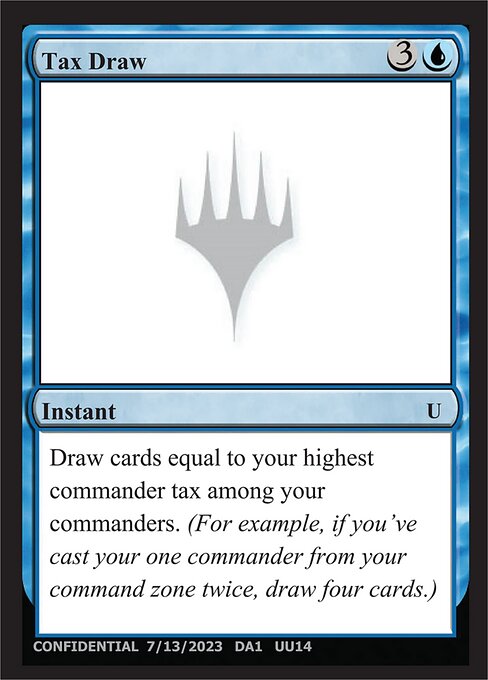 Tax Draw — Unknown Event UU14a
