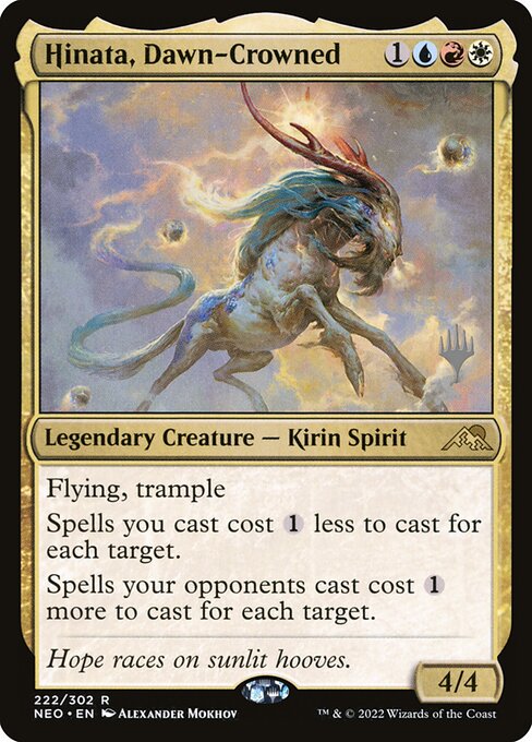 Hinata, Coroada pela Aurora — Kamigawa: Neon Dynasty Promos 222p