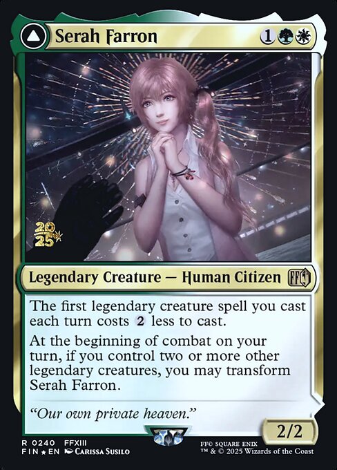 Serah Farron — Final Fantasy Promos 240s