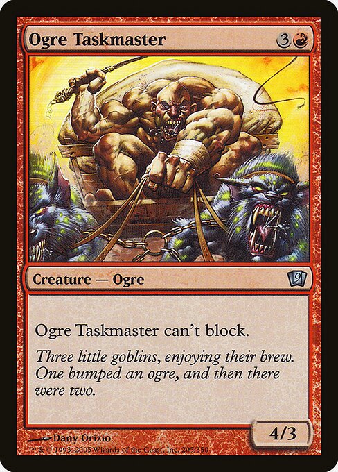 Capataz Ogre — Ninth Edition 205★