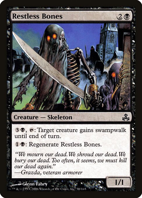 Ossos Inquietos — Guildpact 58
