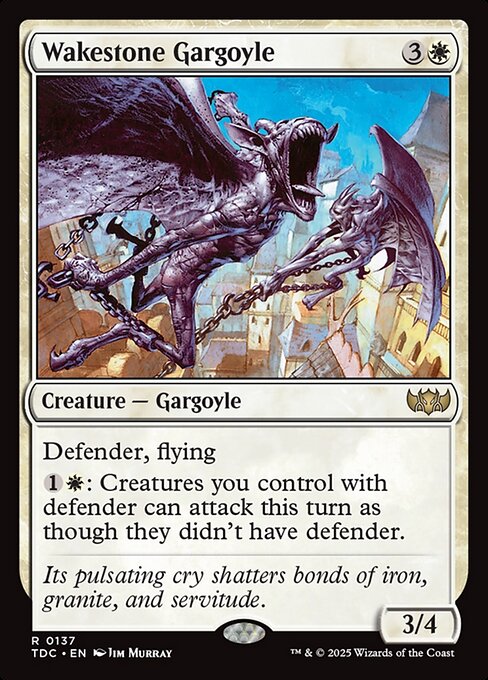 Gárgula de Pedra Despertada — Tarkir: Dragonstorm Commander 137