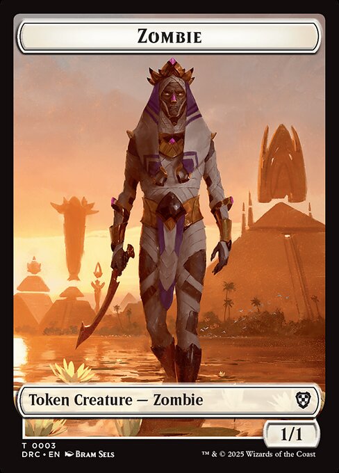 Zombie — Aetherdrift Commander Tokens 3