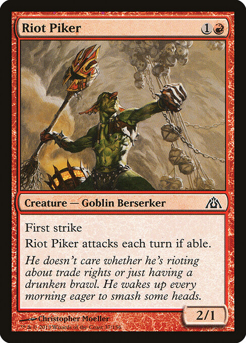 Riot Piker — Dragon's Maze 37