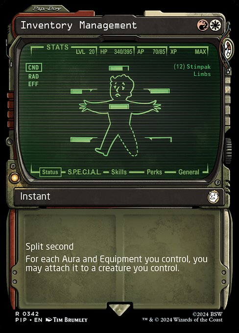 Inventory Management — Fallout 342