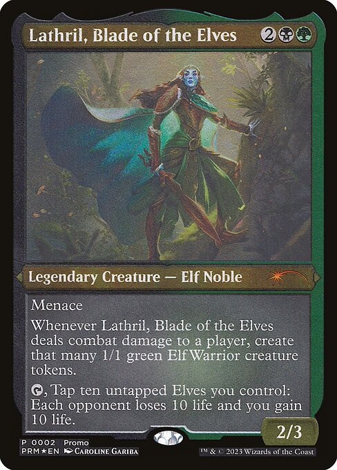 Lathril, Espada dos Elfos — Kaldheim Promos 2★
