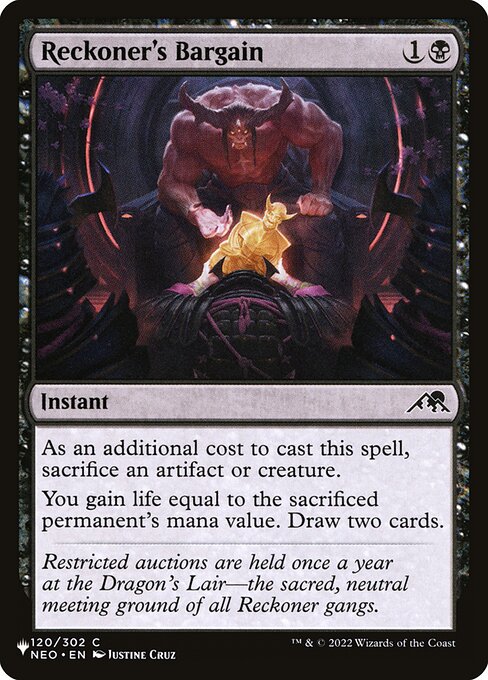 Barganha do Justiceiro — The List NEO-120