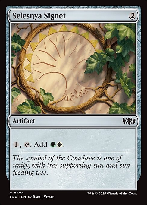 Sinete Selesnya — Tarkir: Dragonstorm Commander 324