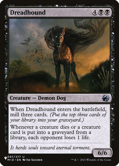 Sabujo do Pavor — The List MID-97