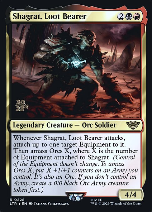 Shagrat, Carregador de Espólios — Tales of Middle-earth Promos 228s