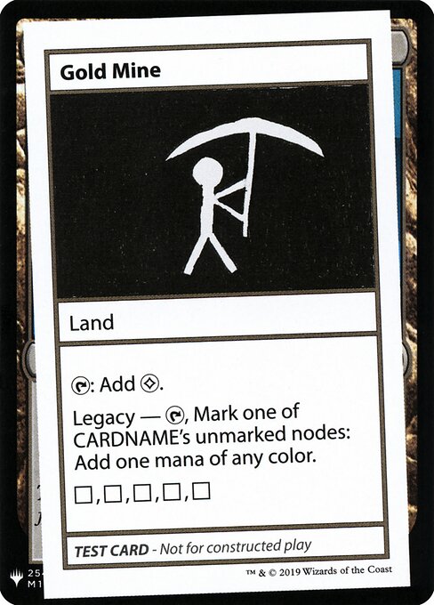 Gold Mine — Mystery Booster Playtest Cards 2019 116