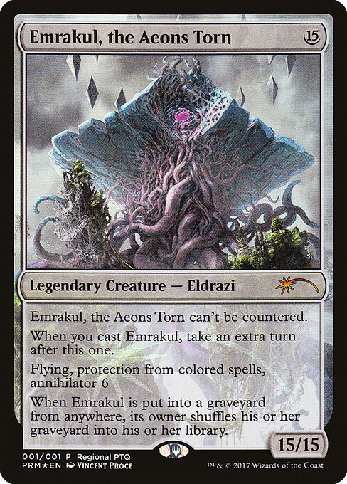 Emrakul, o Fragmento dos Éons — Pro Tour Promos 2017