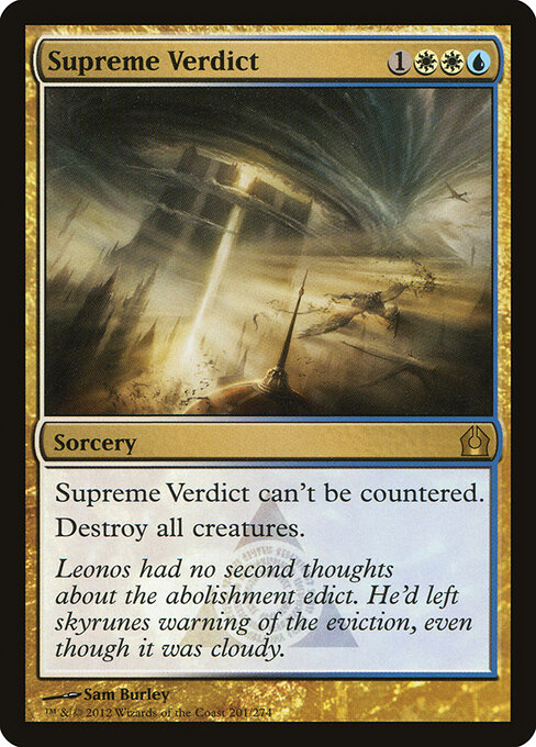 Veredito Supremo — Return to Ravnica 201