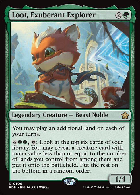 Loot, Exuberant Explorer — Foundations Promos 106p