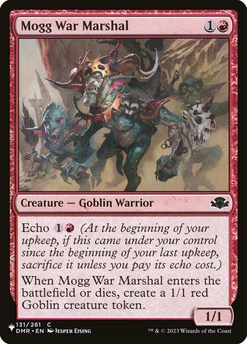 Marechal-de-Guerra Mogg — The List DMR-131