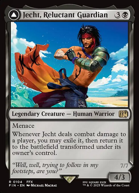 Jecht, Reluctant Guardian — Final Fantasy 104