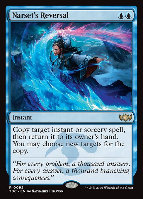Reversão de Narset — Tarkir: Dragonstorm Commander 92