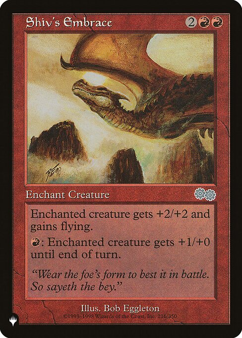 Abraço de Shiv — The List USG-216