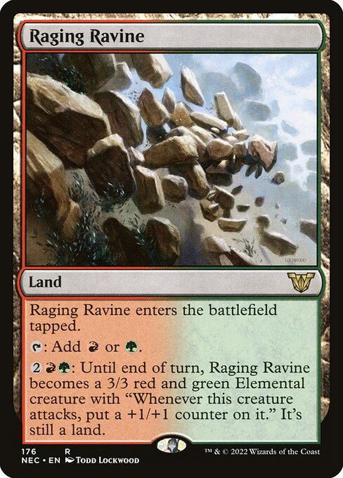 Ravina Enfurecida — Neon Dynasty Commander 176