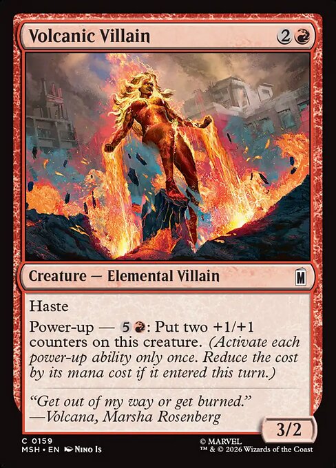 Volcanic Villain — Marvel Super Heroes 159