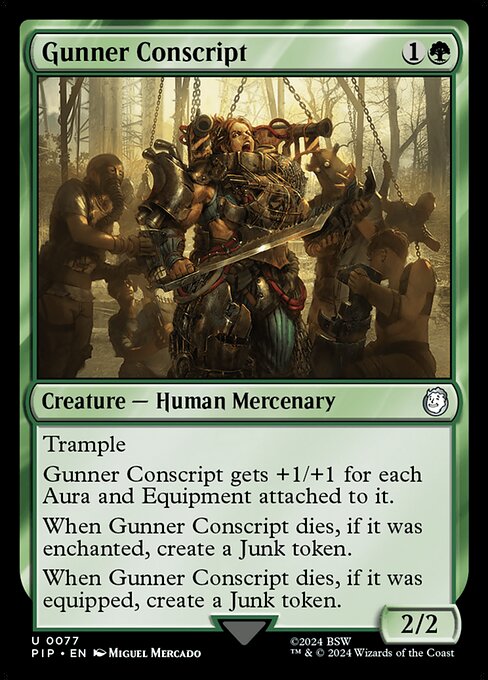 Gunner Conscript — Fallout 77