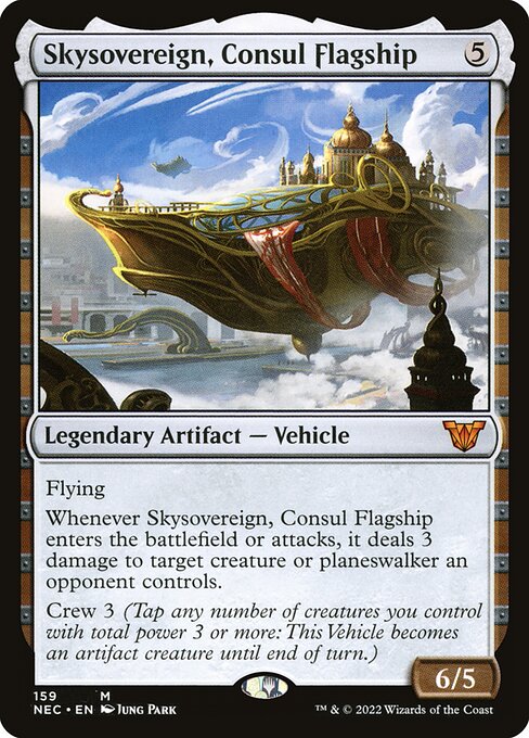 Soberana Celeste, Capitânia do Cônsul — Neon Dynasty Commander 159