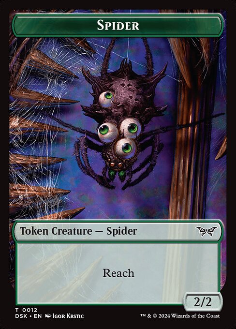 Spider — Duskmourn: House of Horror Tokens 12