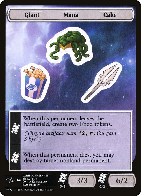 Giant Mana Cake — Unfinity Sticker Sheets 25