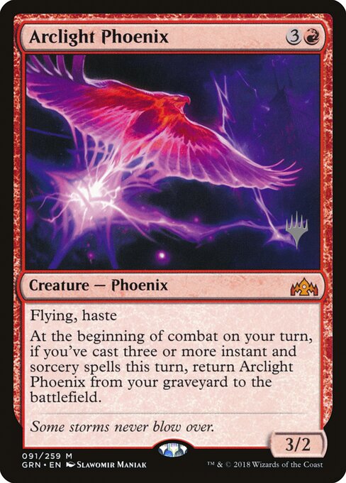 Fênix Arco-lume — Guilds of Ravnica Promos 91p