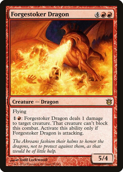 Dragão Atiça-forja — Born of the Gods 98