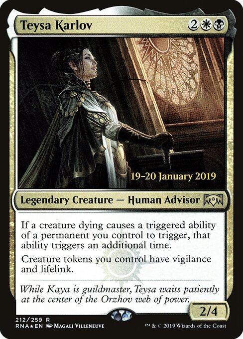 Teysa Karlov — Ravnica Allegiance Promos 212s