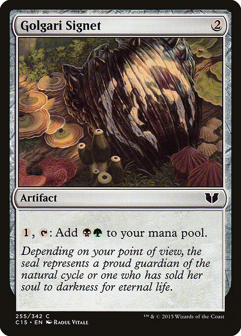 Sinete Golgari — Commander 2015 255