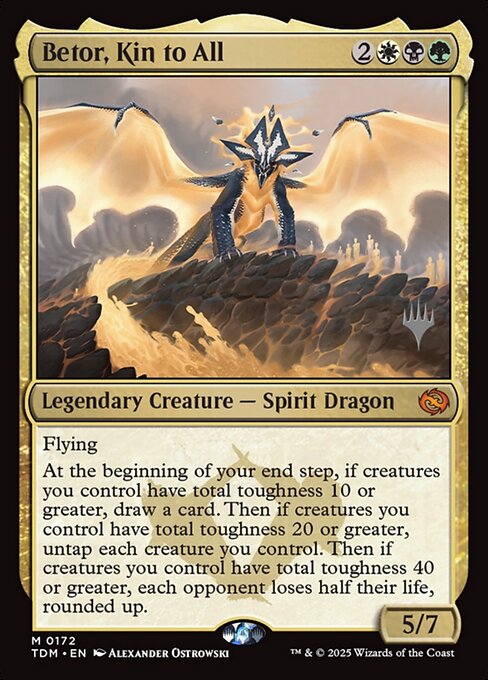 Betor, Kin to All — Tarkir: Dragonstorm Promos 172p