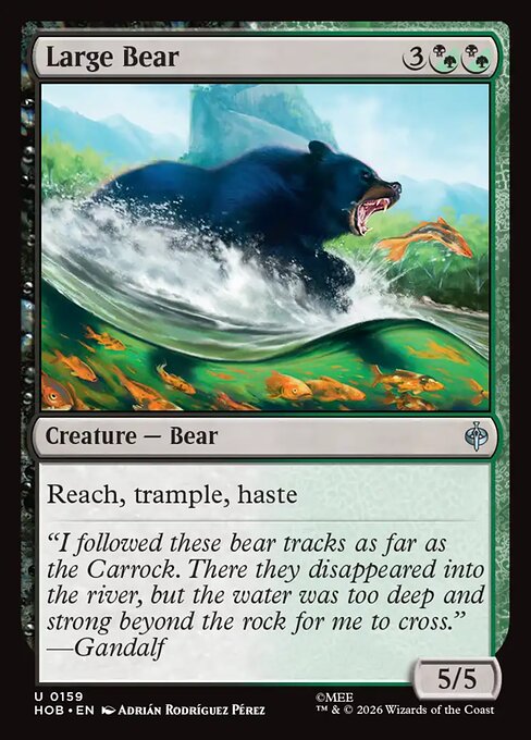 Large Bear — The Hobbit 159