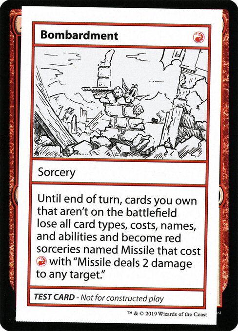 Bombardment — Mystery Booster Playtest Cards 2021 53