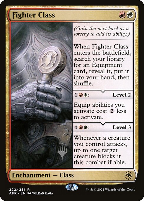 Classe: Guerreiro — Adventures in the Forgotten Realms Promos 222p