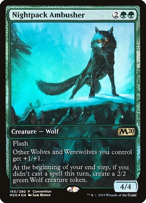 Emboscador da Matilha Noturna — Core Set 2020 Promos 185
