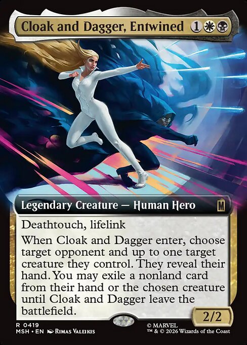 Cloak and Dagger, Entwined — Marvel Super Heroes 419