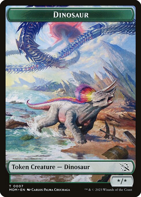 Dinosaur — March of the Machine Tokens 7
