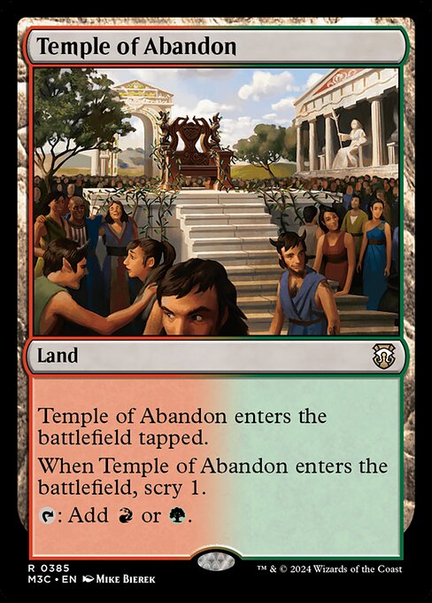 Templo do Abandono — Modern Horizons 3 Commander 385