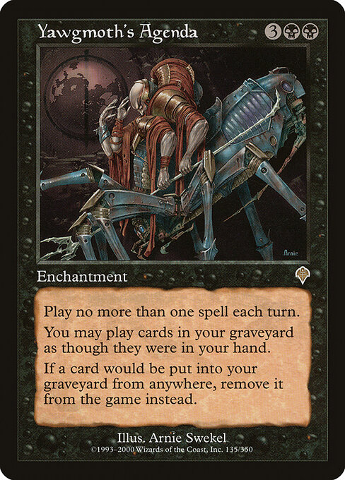 Agenda de Yawgmoth — Invasion 135