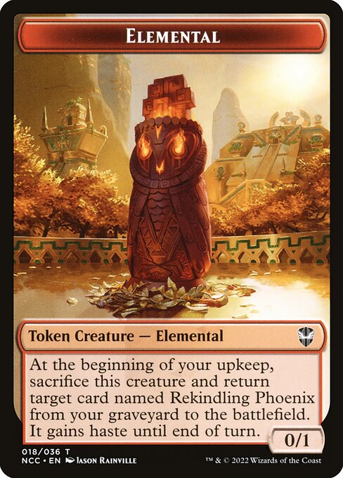Elemental — New Capenna Commander Tokens 18