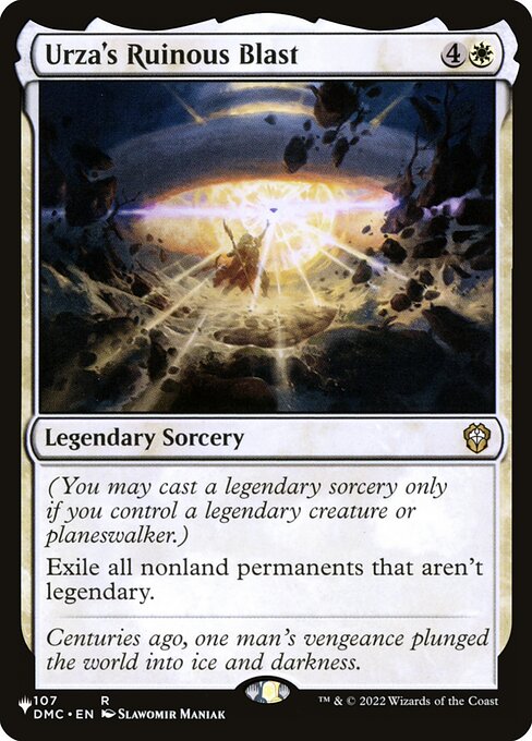 Explosão Ruinosa de Urza — The List DMC-107