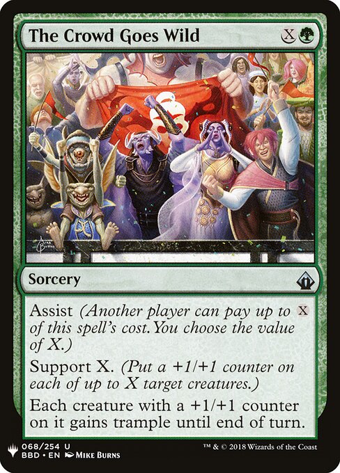 The Crowd Goes Wild — The List BBD-68