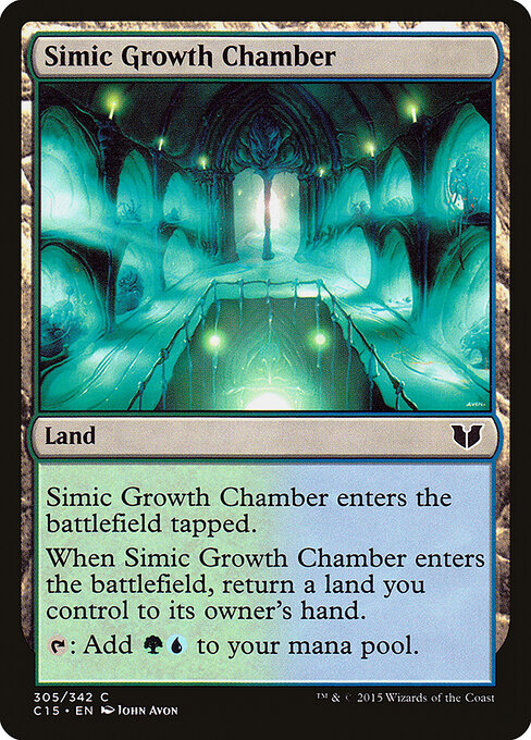 Câmara de Crescimento Simic — Commander 2015 305
