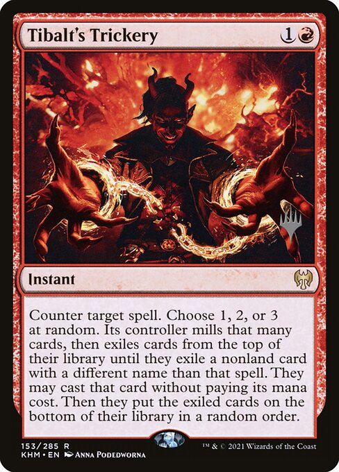 Trapaça de Tibalt — Kaldheim Promos 153p