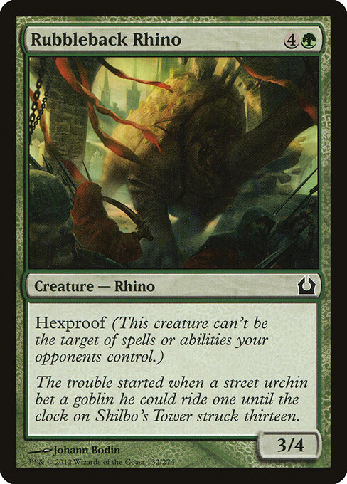Rinoceronte Calicodorso — Return to Ravnica 132