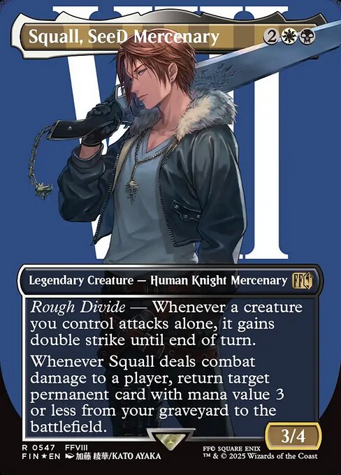 Squall, SeeD Mercenary — Final Fantasy 547